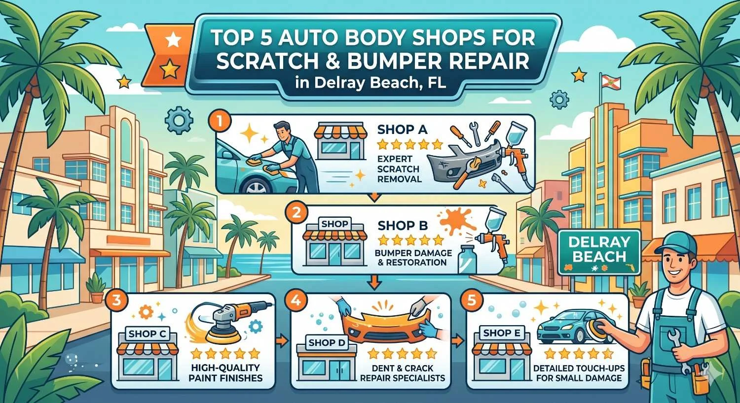 Top 5 Auto Body Shops